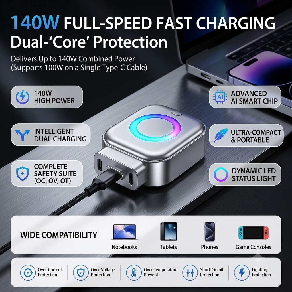USB-C Auto Full-Charge smart Separator